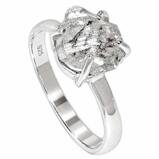 Herkimer Diamond Ring size-9 R-1052 SDR255366