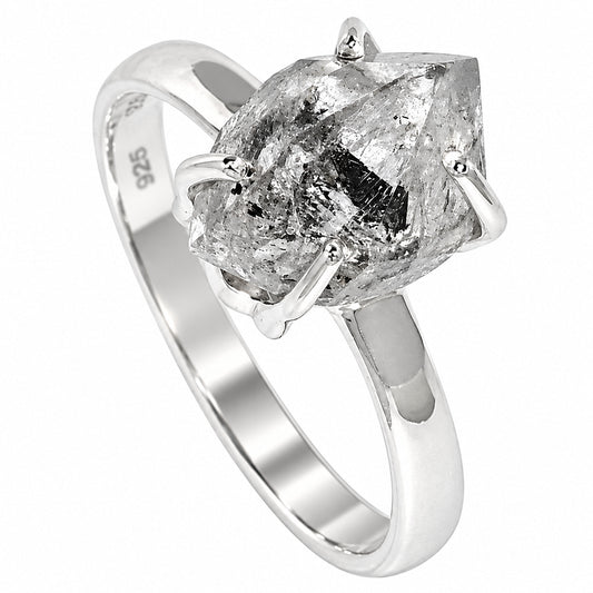 Herkimer Diamond Ring size-9 R-1052 SDR255373
