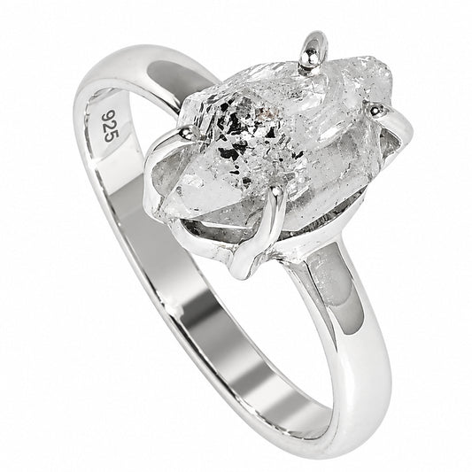 Herkimer Diamond Ring size-9 R-1052 SDR255383