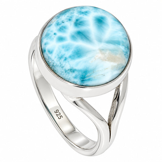Larimar (Dominican Republic) Ring size-8 R-1002 SDR255410