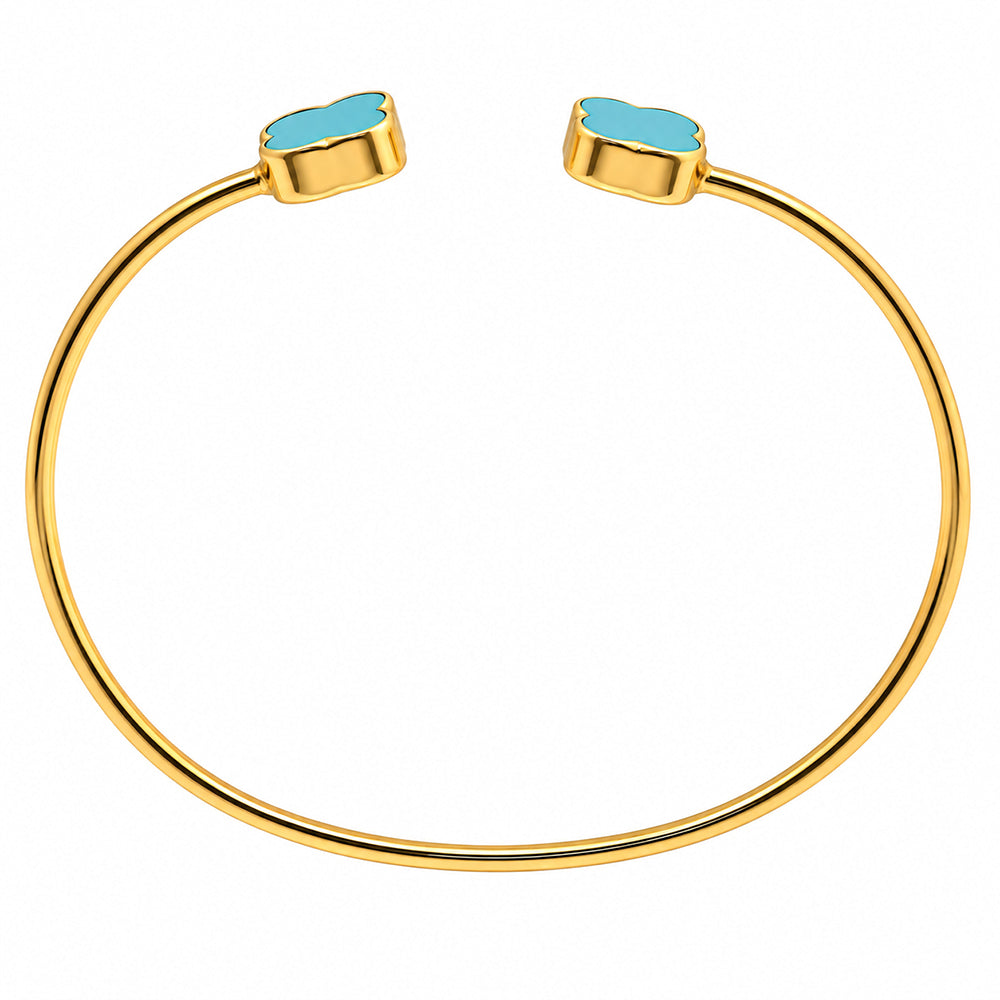 Sleeping Beauty Turquoise Cuff Bangle Bracelet BM-1004 TB01014