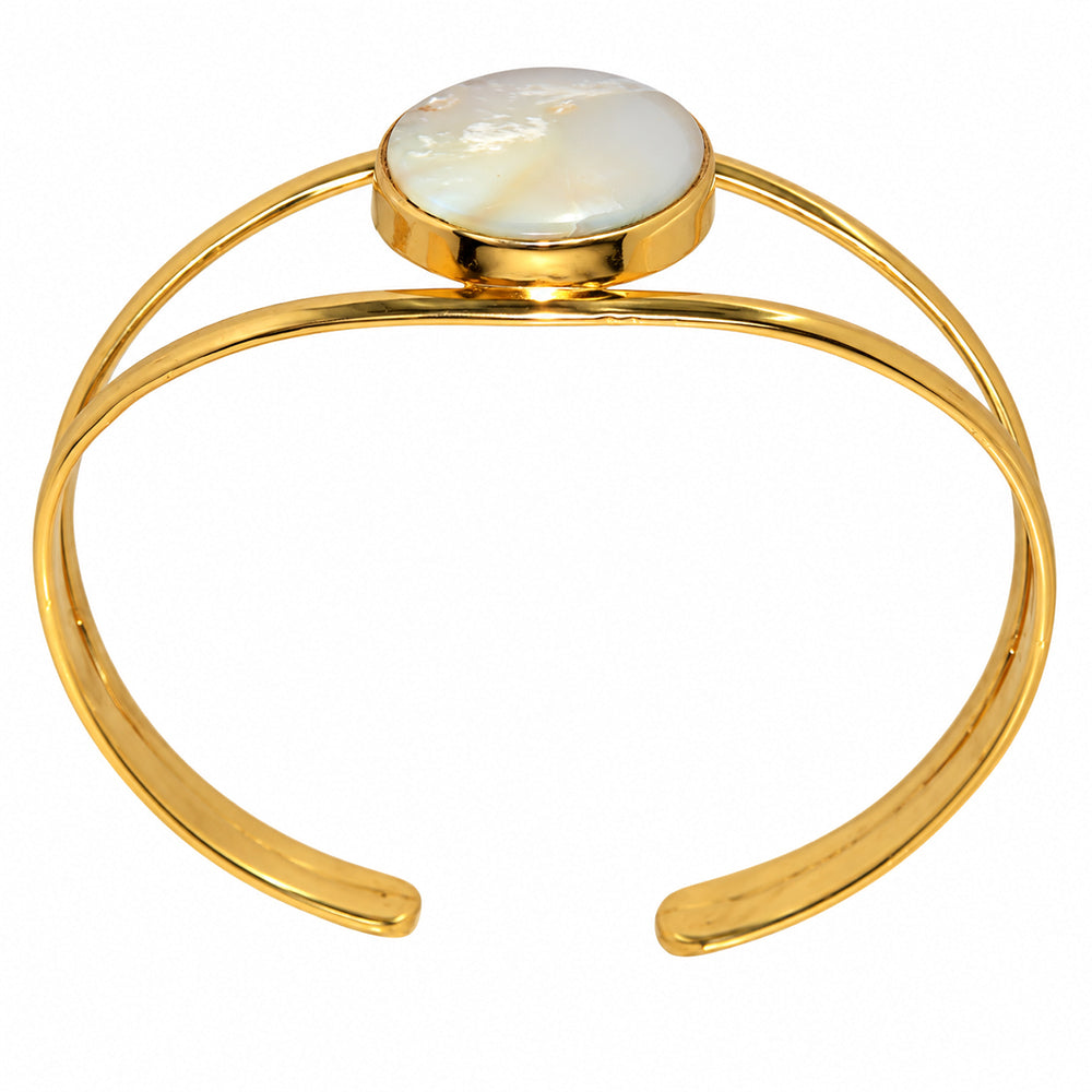Mother Of Pearl Cuff Bangle Bracelet BM-1013 TB01062