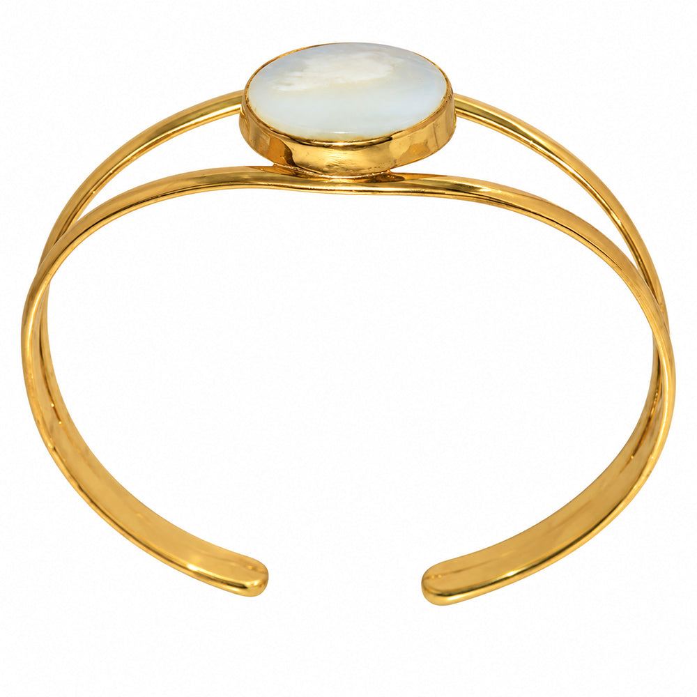 Mother Of Pearl Cuff Bangle Bracelet BM-1013 TB01063