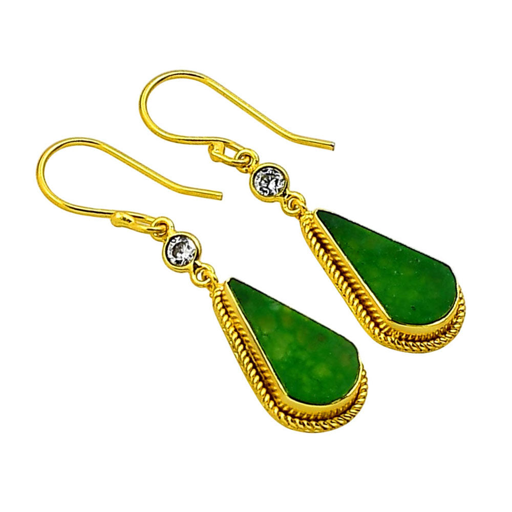 Dragon Vein Agate Earrings EM-1055 TE01037