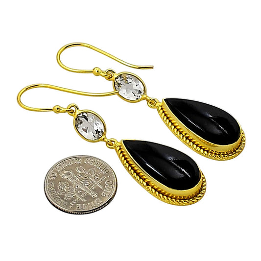 Black Onyx Earrings EM-1055 TE01041