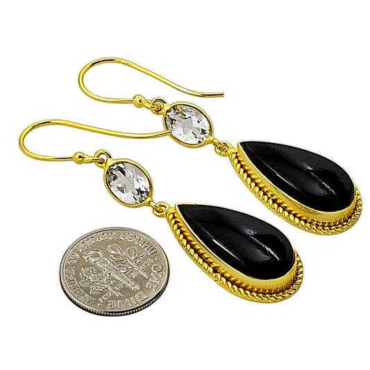 Black Onyx Earrings EM-1055 TE01042