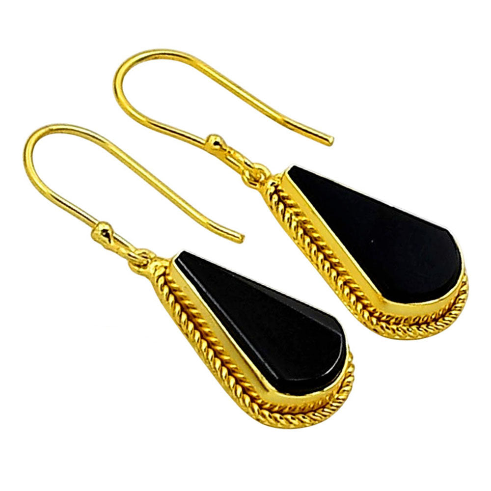 Black Onyx Earrings EM-1055 TE01049