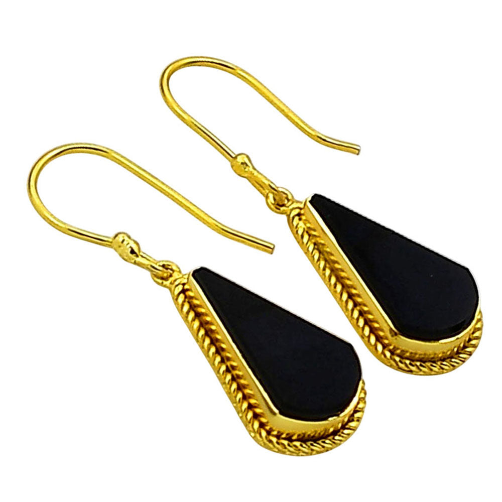 Black Onyx Earrings EM-1055 TE01050