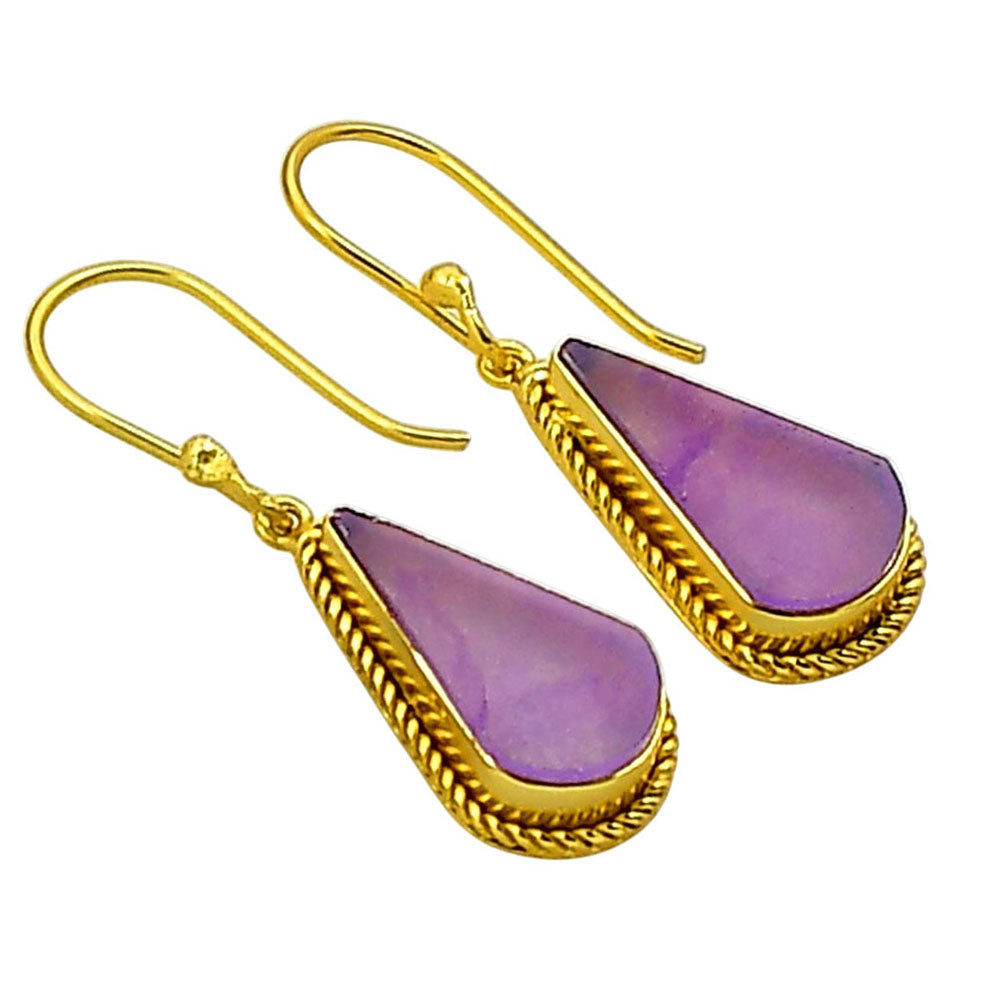 Dragon Vein Agate Earrings EM-1055 TE01051