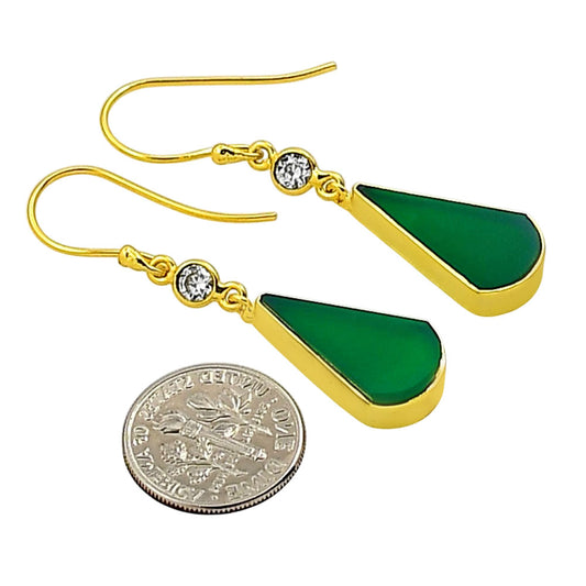 Green Onyx Earrings EM-1002 TE01062