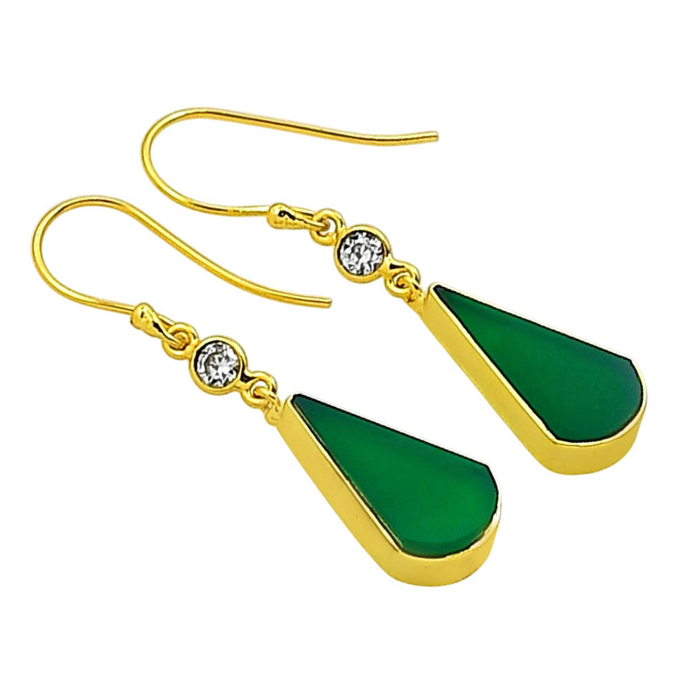 Green Onyx Earrings EM-1002 TE01062