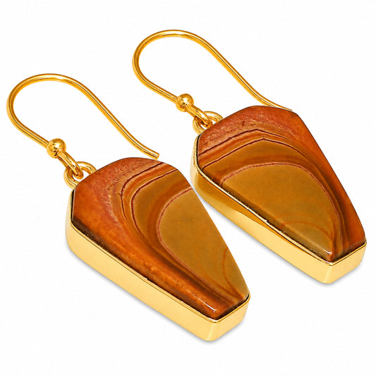 Snake Skin Jasper Earrings EM-1001 TE01097