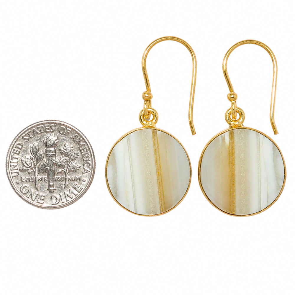 Botswana Agate Earrings EM-1001 TE01110