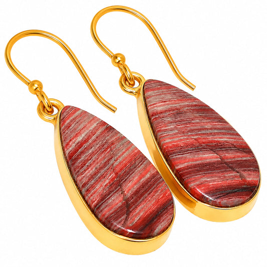 Snake Skin Jasper Earrings EM-1001 TE01125