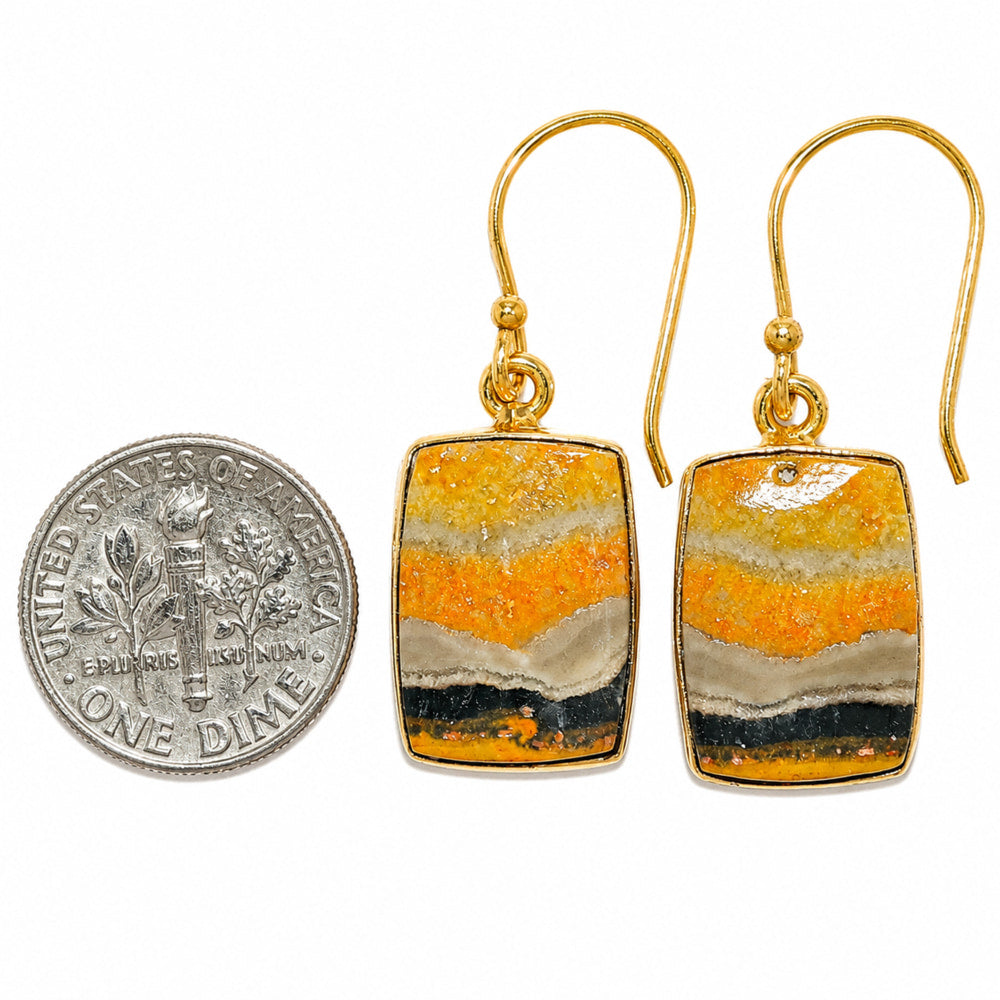 Indonesian Bumble Bee Earrings EM-1001 TE01132