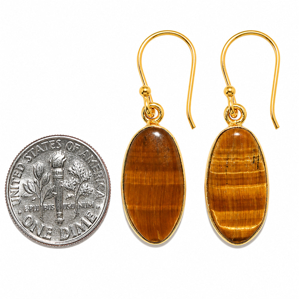 Tiger Eye Earrings EM-1001 TE01139