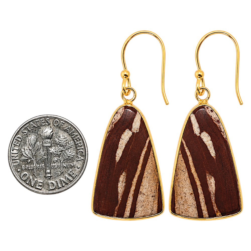 Outback Jasper Earrings EM-1001 TE01158