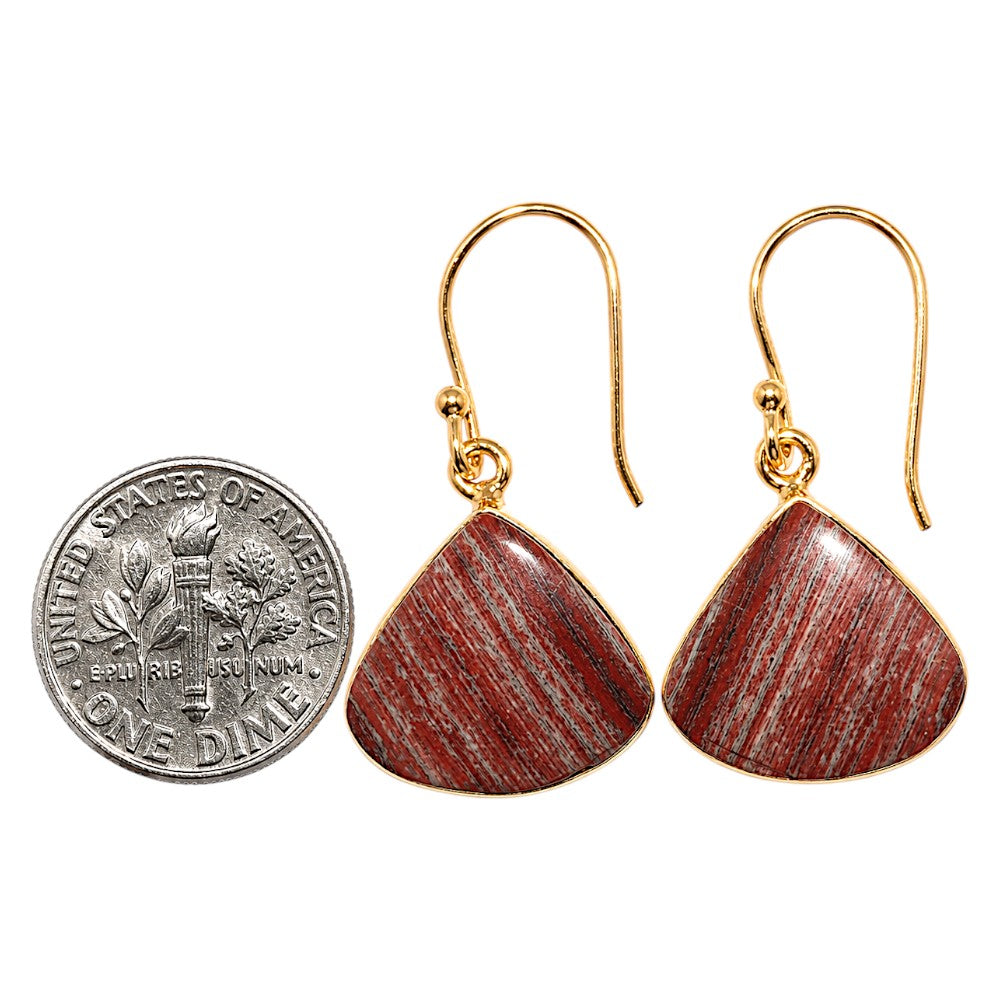 Snake Skin Jasper Earrings EM-1001 TE01186