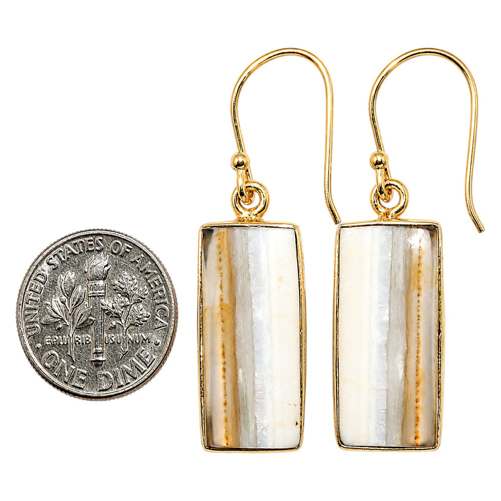 Banded Onyx Earrings EM-1001 TE01193