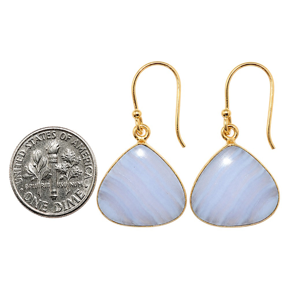 Blue Lace Agate Earrings EM-1001 TE01194