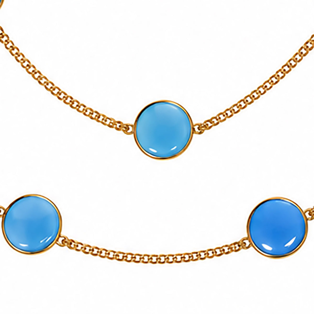 Blue Quartz Necklace BM-1049 TN01004