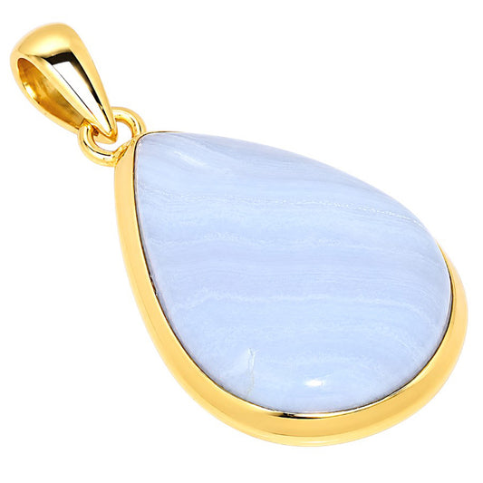 Blue Lace Agate Pendant PM-1002 TP01026