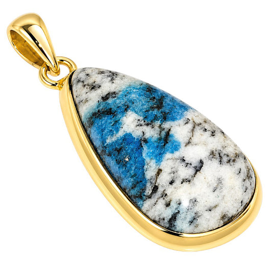 K2 Blue - Azurite In Quartz Pendant PM-1002 TP01032