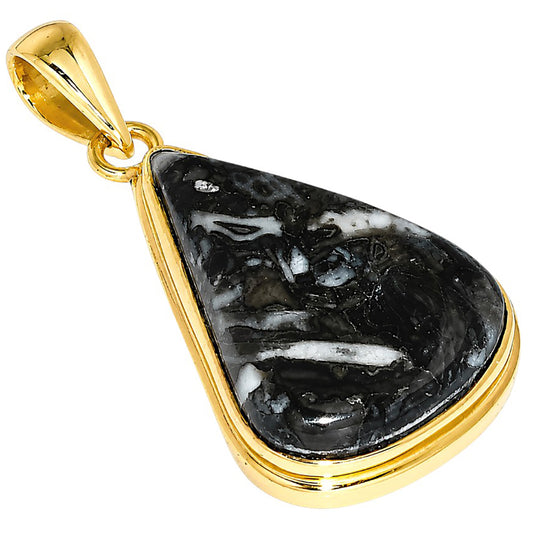 Mexican Cabbing Fossil Pendant PM-1124 TP01075