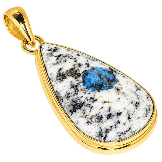K2 Blue - Azurite In Quartz Pendant PM-1124 TP01076