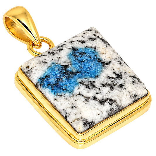 K2 Blue - Azurite In Quartz Pendant PM-1124 TP01078
