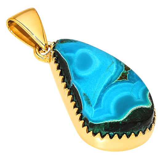 Azurite In Malachite Pendant PM-1325 TP01158