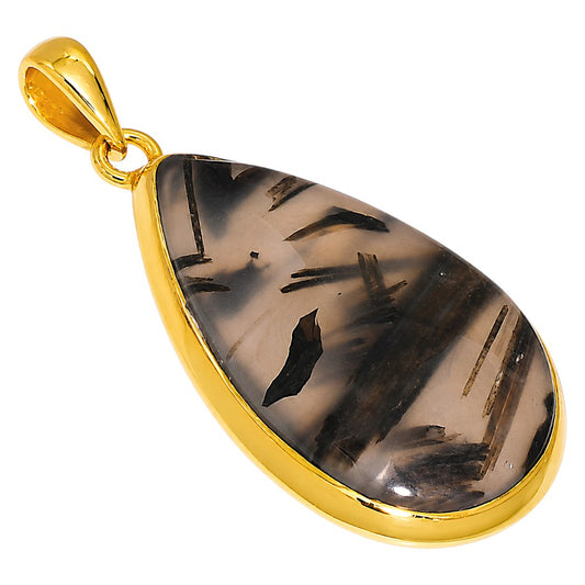 Tube Agate Pendant P-1002 TP01173
