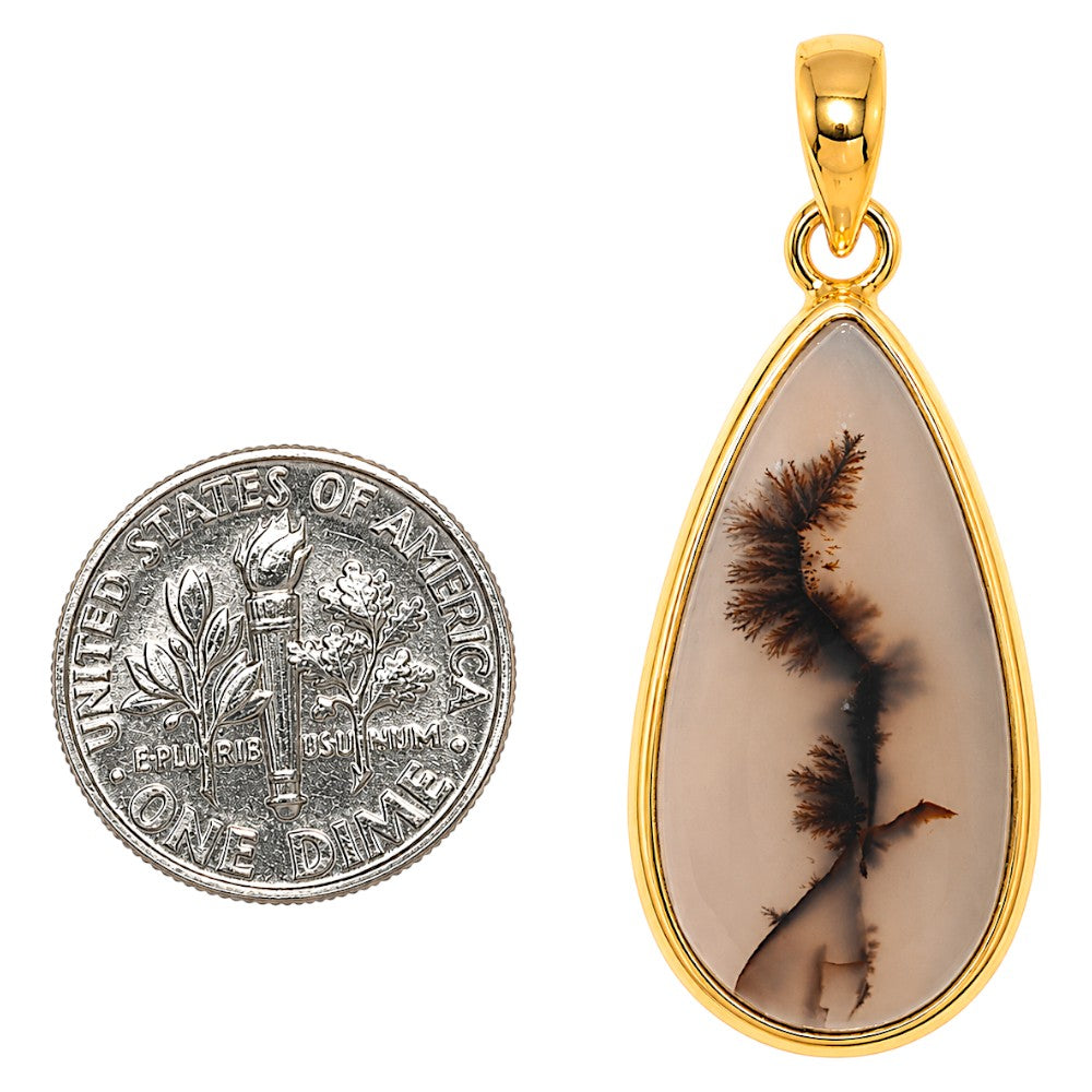 Scenic Dendritic Agate Pendant P-1124 TP01176