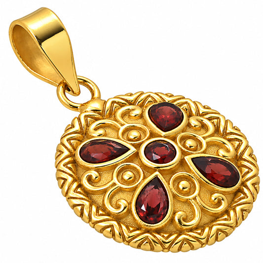 Hessonite Garnet Pendant PM-1750 TP01196