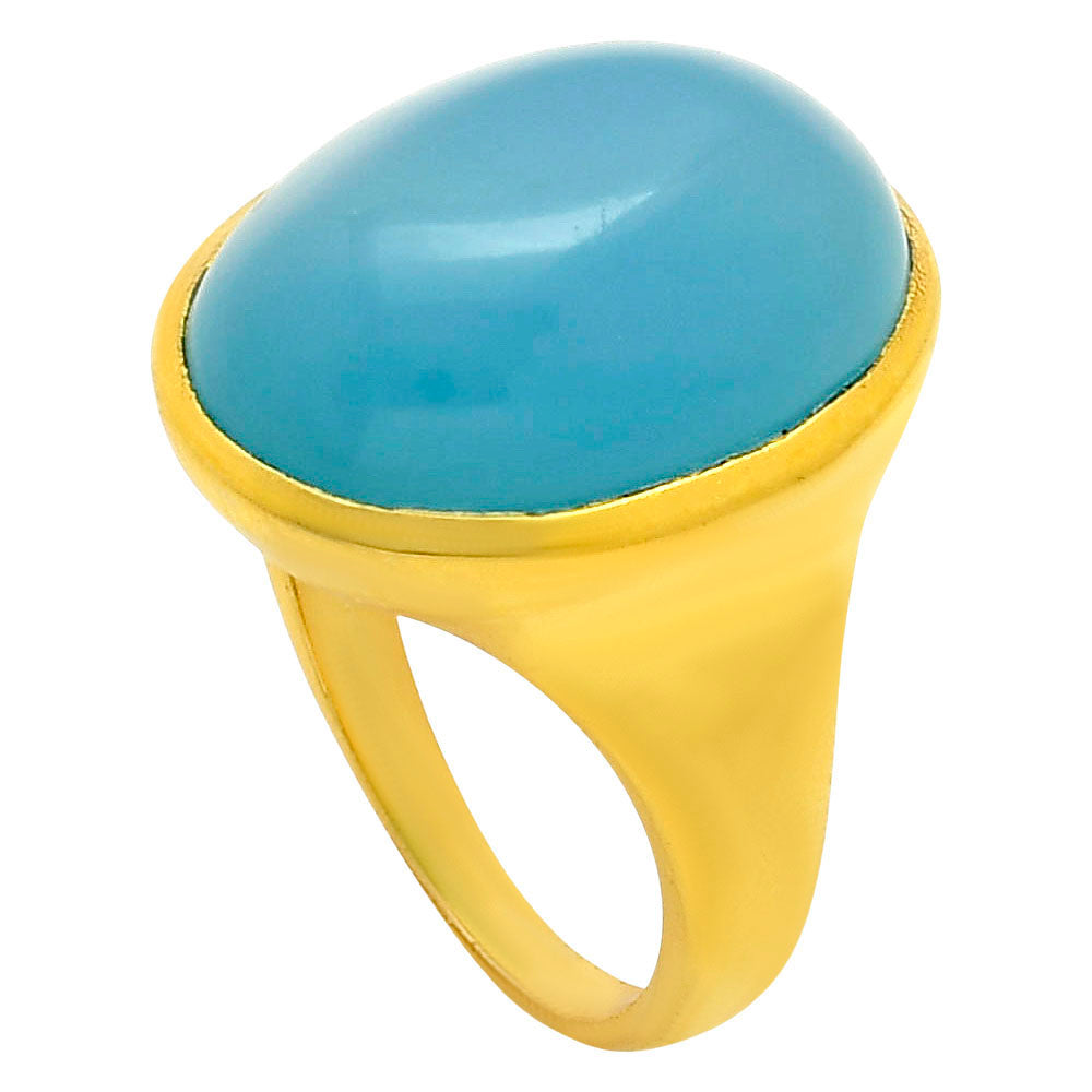 Blue Quartz Ring size-10 RM-1004 TR01088