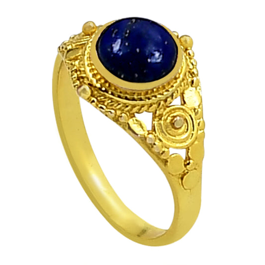 Lapis Lazuli Ring size-9 RM-1346 TR01133