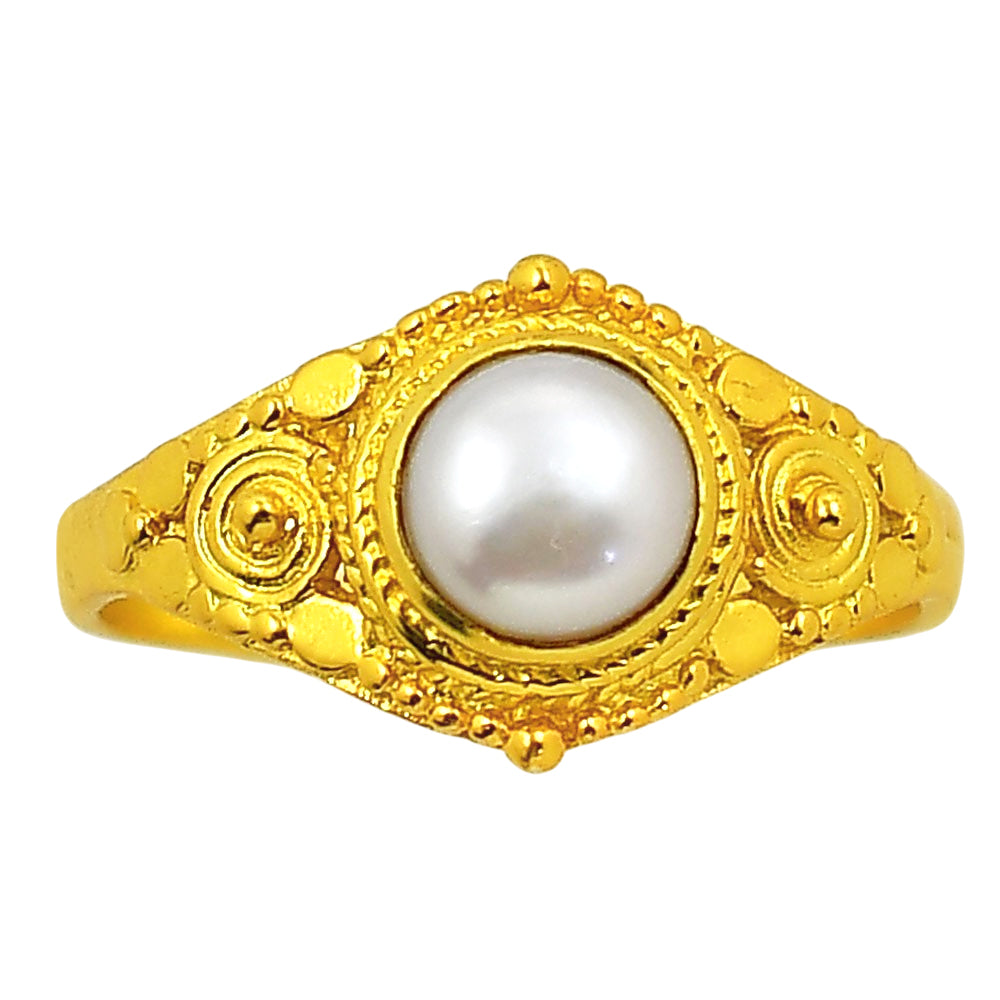 Natural Fresh Water Pearl Ring size-9 RM-1346 TR01175