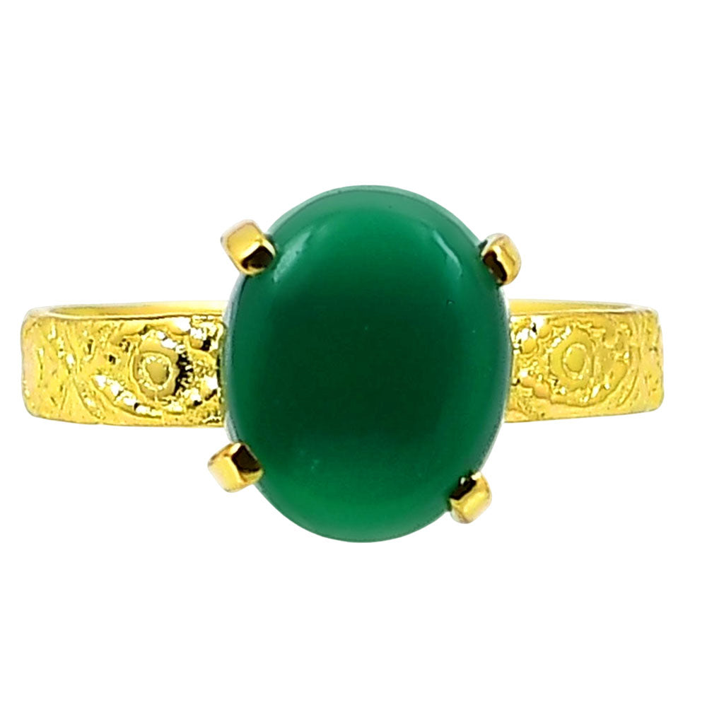 Green Onyx Ring size-9 RM-1019 TR01312