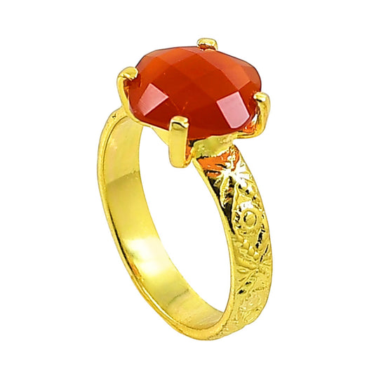 Carnelian Ring size-7 RM-1019 TR01316