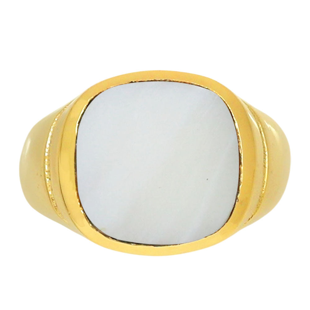 White Opal Ring size-8 RM-1115 TR01341