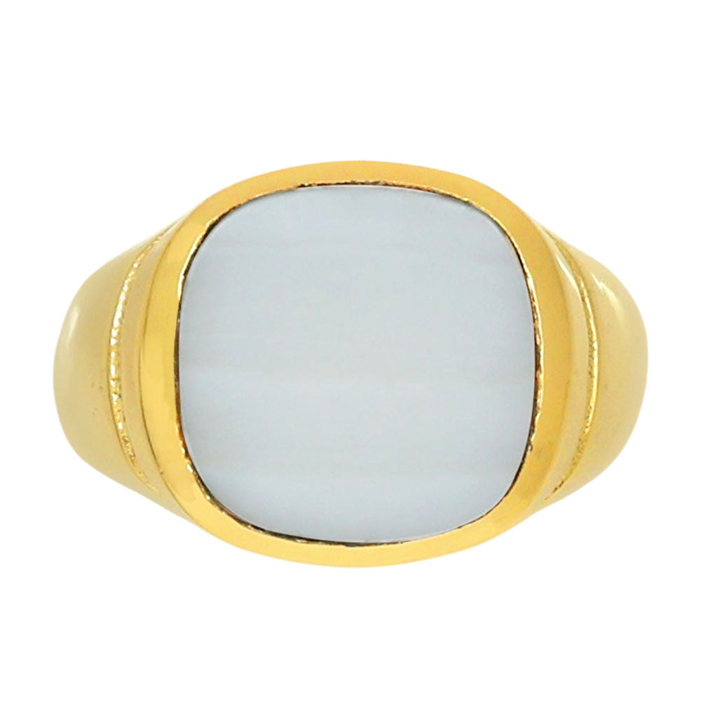 White Opal Ring size-10 RM-1115 TR01344