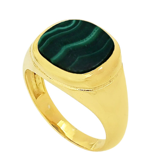 Malachite Eye Ring size-8 RM-1115 TR01361