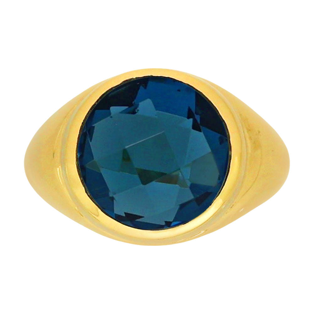 London Blue Topaz Ring size-7 RM-1115 TR01367