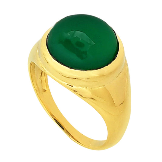 Green Onyx Ring size-9 RM-1115 TR01378
