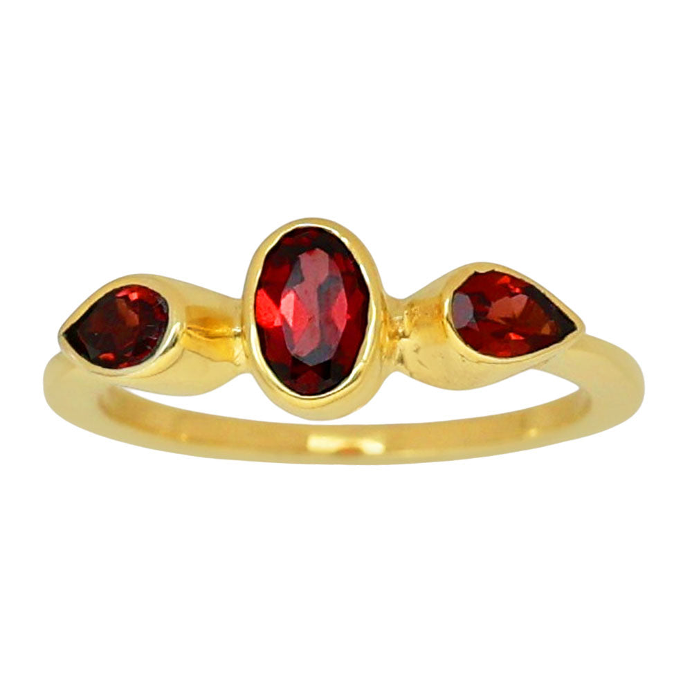 Hessonite Garnet Ring size-6 RM-1756 TR01407