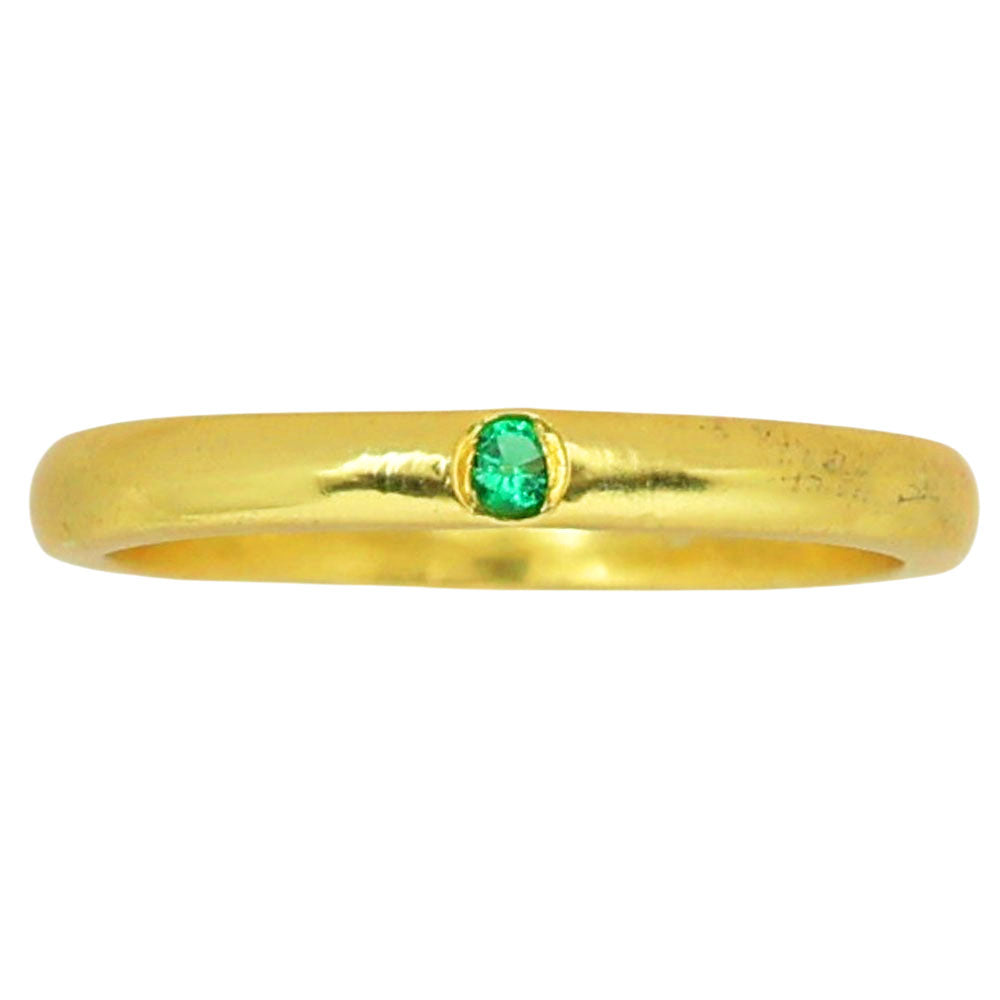 Green Tourmaline Ring size-6.5 RM-1780 TR01448