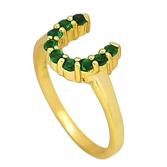 Green Tourmaline Ring size-6 RM-1779 TR01465