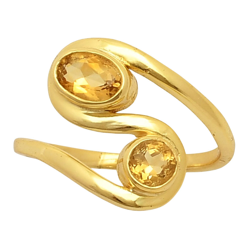 Citrine Ring size-8 RM-1039 TR01486