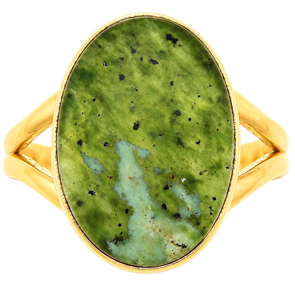 Chrome Chalcedony Ring size-9 RM-1002 TR01497