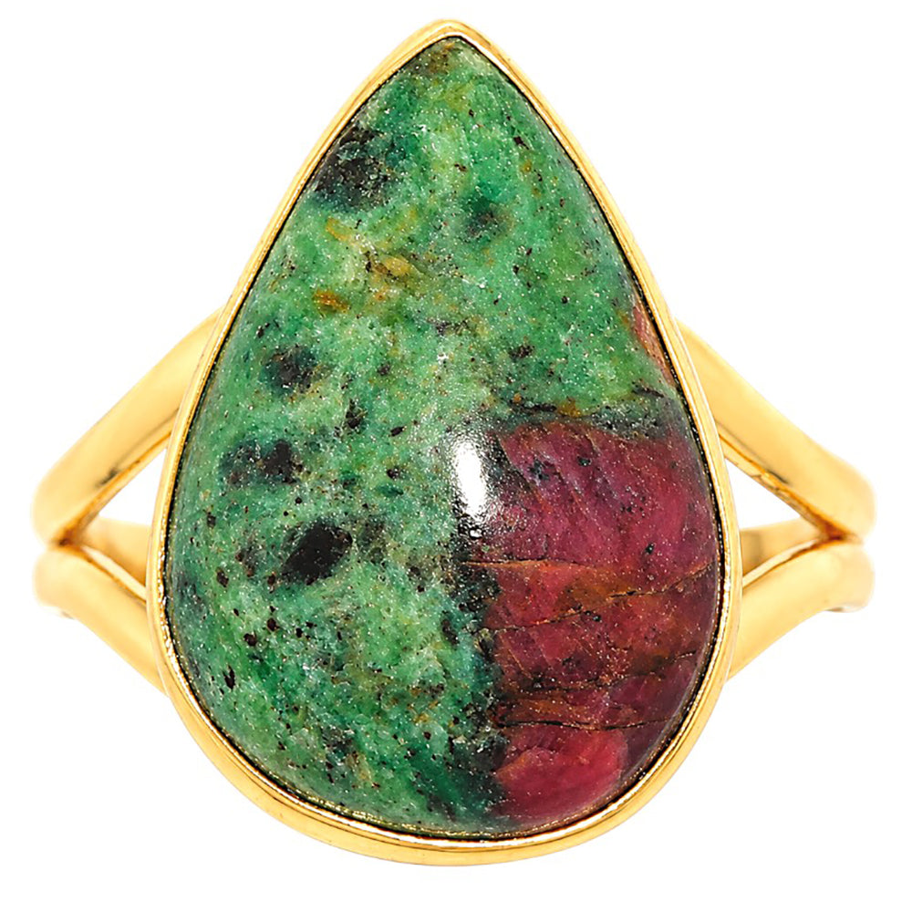 Ruby-Zoisite Ring size-9 RM-1002 TR01518
